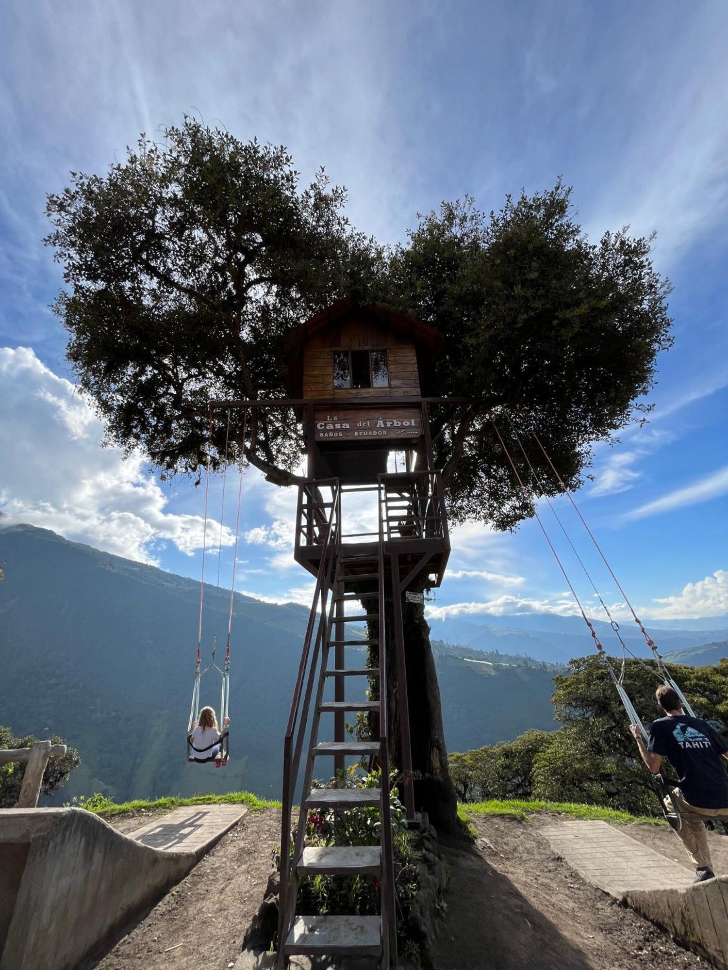 High-End Holiday Cabin - Tungurahua Hot Springs Баньос Экстерьер фото